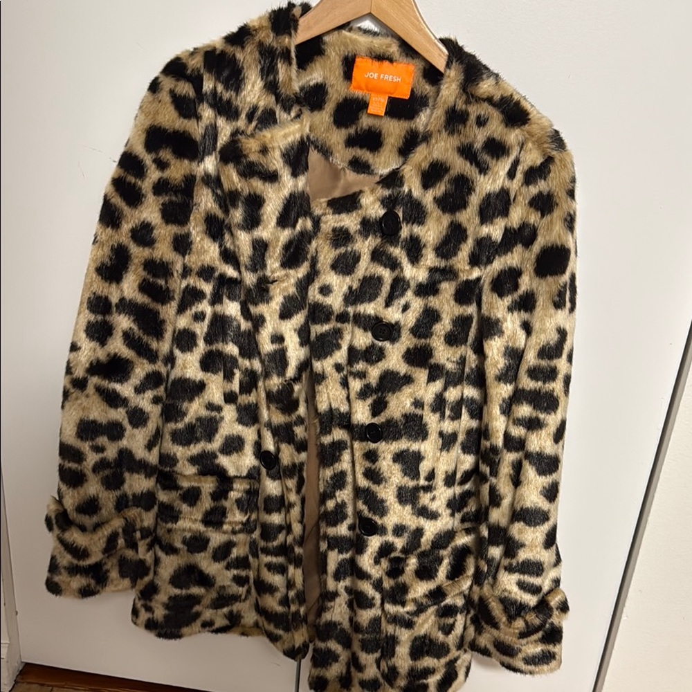 Joe Fresh Leopard Print Coat